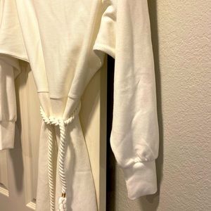 Forever 21 off white mini, rope belt